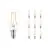 Multipack 10x Philips Corepro LED Lustre E14 Ball Filament Clear 2W 250lm - 827 Extra Warm White | Replaces 25W
